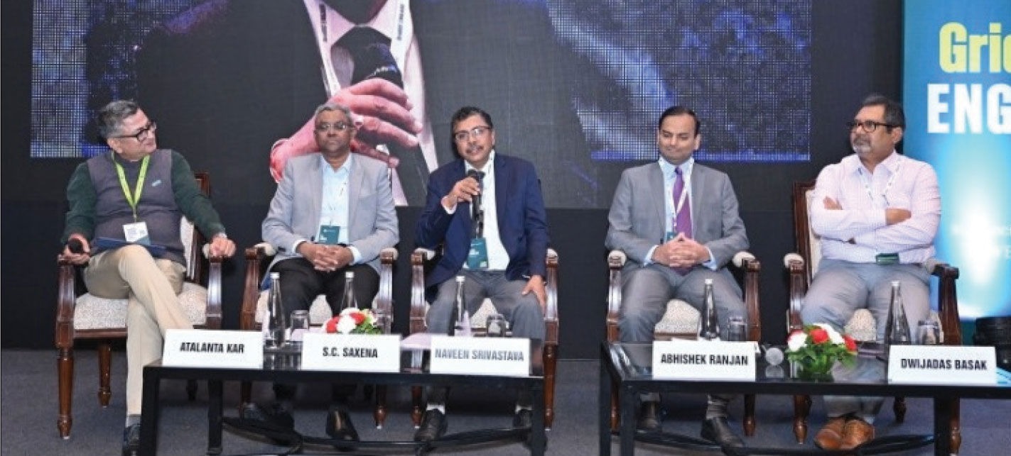 From right to left: Dwijadas Basak, Abhishek Ranjan, Naveen Srivastava, S.C. Saxena, Atalanta Kar